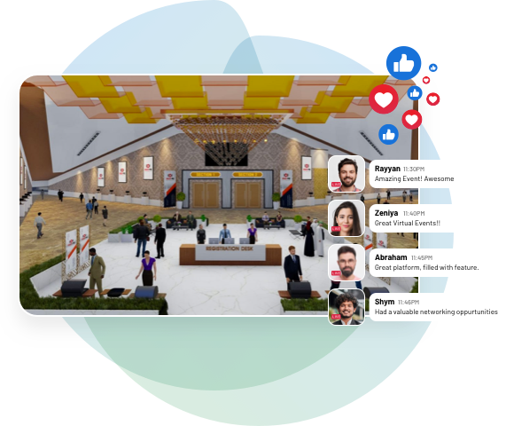 3D Immersive Virtual Events